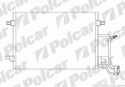 Polcar 1327K81X - Kondenzator, klima-Uređaj www.molydon.hr