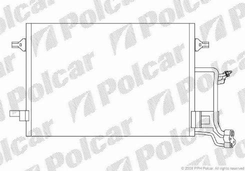 Polcar 1327K8C1 - Kondenzator, klima-Uređaj www.molydon.hr