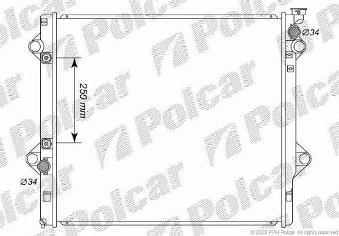 Polcar 8191082K - Hladnjak, hladjenje motora www.molydon.hr