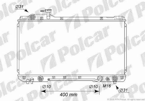 Polcar 8144083K - Hladnjak, hladjenje motora www.molydon.hr