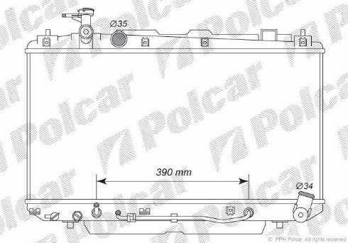 Polcar 814608-4 - Hladnjak, hladjenje motora www.molydon.hr