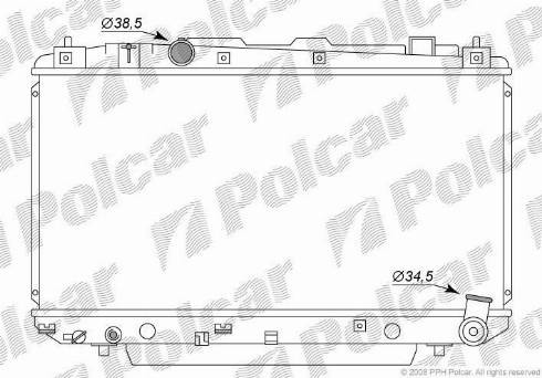 Polcar 8146081K - Hladnjak, hladjenje motora www.molydon.hr