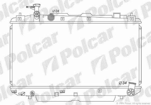 Polcar 8146083K - Hladnjak, hladjenje motora www.molydon.hr