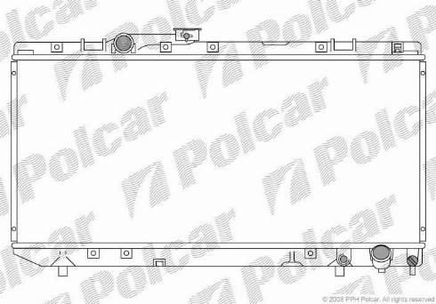 Polcar 8140081K - Hladnjak, hladjenje motora www.molydon.hr