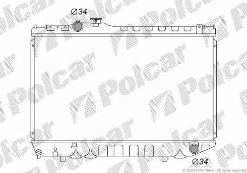 Polcar 8160081K - Hladnjak, hladjenje motora www.molydon.hr