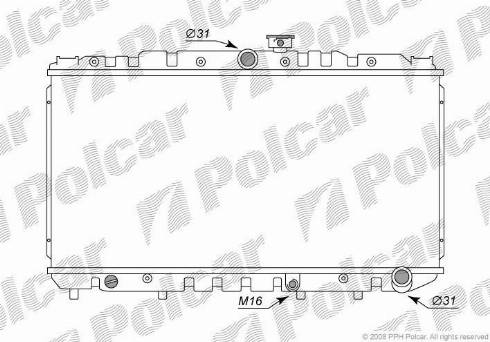 Polcar 8109083K - Hladnjak, hladjenje motora www.molydon.hr