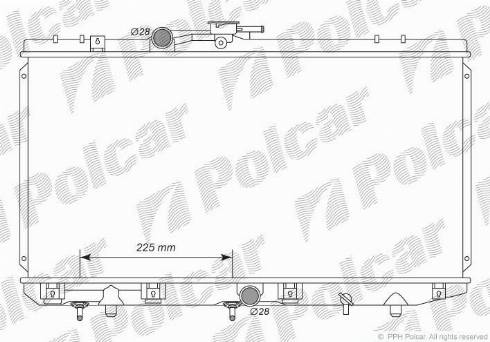 Polcar 8101086K - Hladnjak, hladjenje motora www.molydon.hr