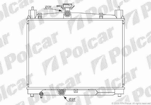 Polcar 8103081X - Hladnjak, hladjenje motora www.molydon.hr