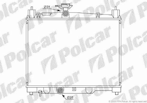 Polcar 810308-1 - Hladnjak, hladjenje motora www.molydon.hr