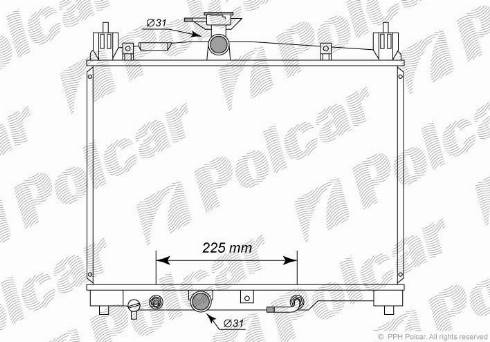 Polcar 8103082X - Hladnjak, hladjenje motora www.molydon.hr