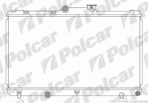 Polcar 8110081K - Hladnjak, hladjenje motora www.molydon.hr