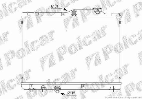 Polcar 8111082K - Hladnjak, hladjenje motora www.molydon.hr