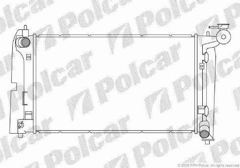 Polcar 811308-4 - Hladnjak, hladjenje motora www.molydon.hr