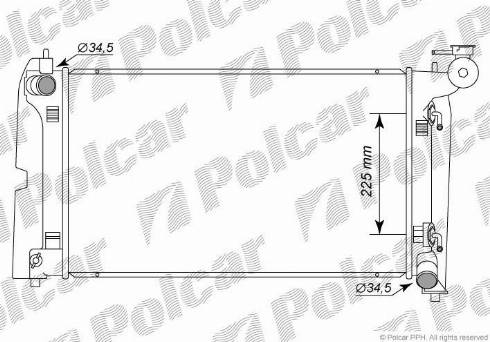 Polcar 811308-5 - Hladnjak, hladjenje motora www.molydon.hr