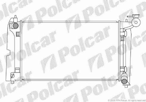 Polcar 8113081X - Hladnjak, hladjenje motora www.molydon.hr