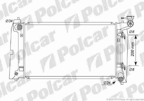 Polcar 811308-3 - Hladnjak, hladjenje motora www.molydon.hr