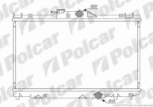 Polcar 8112081K - Hladnjak, hladjenje motora www.molydon.hr