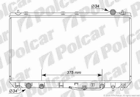 Polcar 813508-4 - Hladnjak, hladjenje motora www.molydon.hr