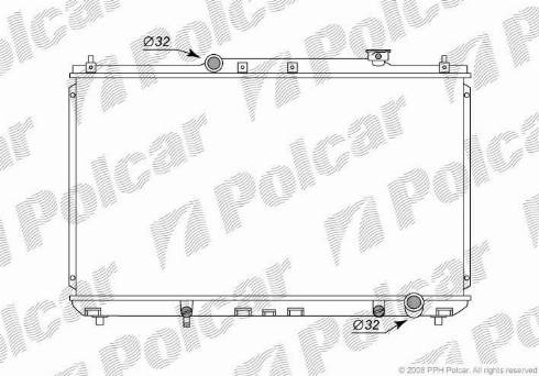 Polcar 8135081K - Hladnjak, hladjenje motora www.molydon.hr