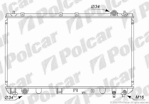 Polcar 8135083K - Hladnjak, hladjenje motora www.molydon.hr