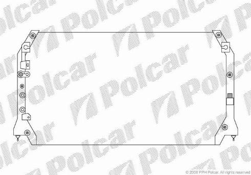 Polcar 8135K8B2 - Kondenzator, klima-Uređaj www.molydon.hr