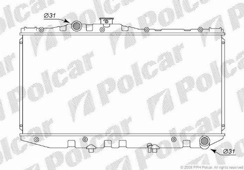 Polcar 813008-1 - Hladnjak, hladjenje motora www.molydon.hr