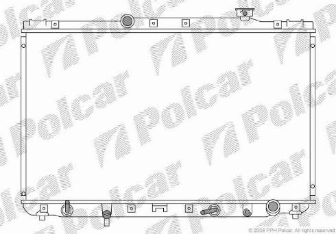 Polcar 8133087K - Hladnjak, hladjenje motora www.molydon.hr