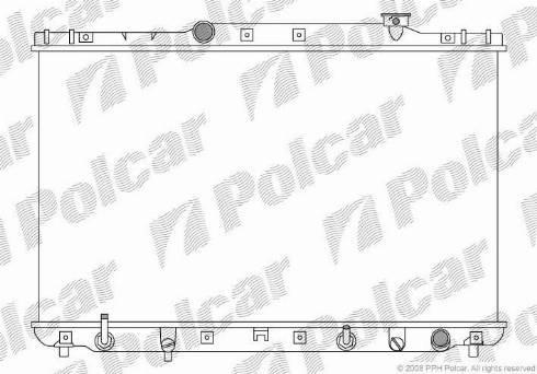 Polcar 813308-7 - Hladnjak, hladjenje motora www.molydon.hr