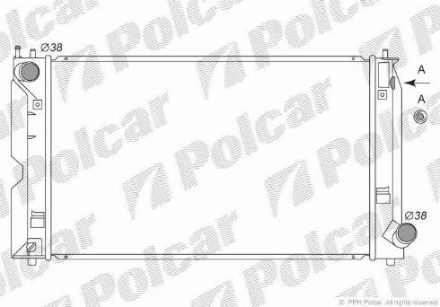 Polcar 8125084K - Hladnjak, hladjenje motora www.molydon.hr