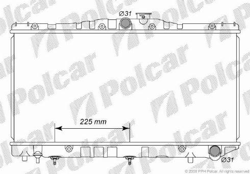 Polcar 812008-3 - Hladnjak, hladjenje motora www.molydon.hr