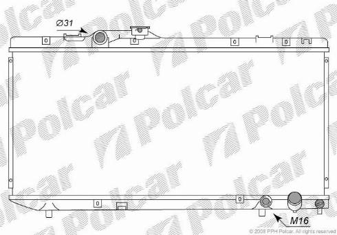 Polcar 8121081K - Hladnjak, hladjenje motora www.molydon.hr