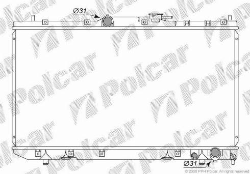 Polcar 8123085K - Hladnjak, hladjenje motora www.molydon.hr