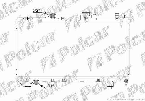 Polcar 8123081K - Hladnjak, hladjenje motora www.molydon.hr