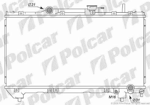 Polcar 8122082K - Hladnjak, hladjenje motora www.molydon.hr