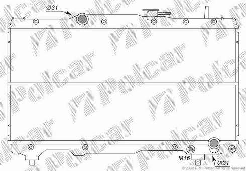 Polcar 812208-2 - Hladnjak, hladjenje motora www.molydon.hr