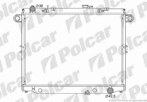 Polcar 8179081K - Hladnjak, hladjenje motora www.molydon.hr