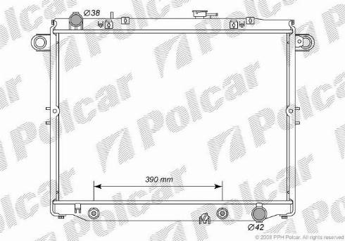 Polcar 8179082K - Hladnjak, hladjenje motora www.molydon.hr