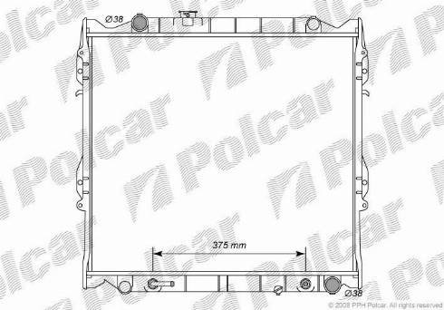 Polcar 817708-4 - Hladnjak, hladjenje motora www.molydon.hr