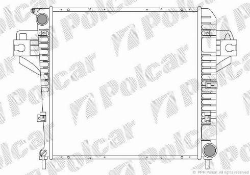 Polcar 3410085K - Hladnjak, hladjenje motora www.molydon.hr