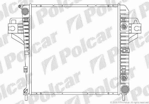 Polcar 3410083K - Hladnjak, hladjenje motora www.molydon.hr