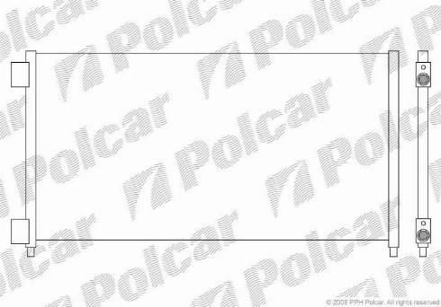 Polcar 3040K83X - Kondenzator, klima-Uređaj www.molydon.hr