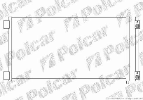 Polcar 3040K8C3 - Kondenzator, klima-Uređaj www.molydon.hr