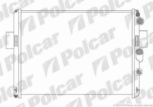 Polcar 3050084X - Hladnjak, hladjenje motora www.molydon.hr