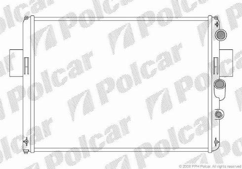 Polcar 305008-4 - Hladnjak, hladjenje motora www.molydon.hr