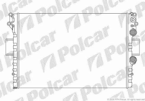 Polcar 305208A3 - Hladnjak, hladjenje motora www.molydon.hr