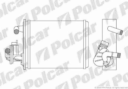 Polcar 3004N81X - Izmjenjivač topline, grijanje unutrasnjeg prostora www.molydon.hr