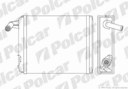 Polcar 3004N8-2 - Izmjenjivač topline, grijanje unutrasnjeg prostora www.molydon.hr