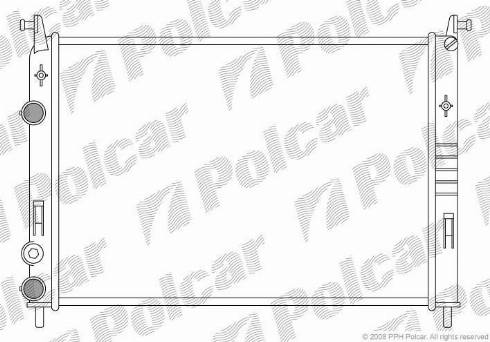 Polcar 300608A1 - Hladnjak, hladjenje motora www.molydon.hr