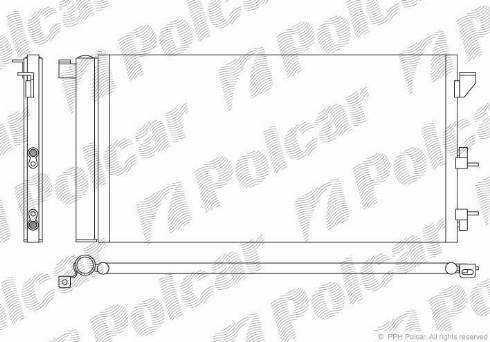 Polcar 3003K81X - Kondenzator, klima-Uređaj www.molydon.hr