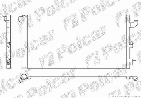 Polcar 3003K82X - Kondenzator, klima-Uređaj www.molydon.hr